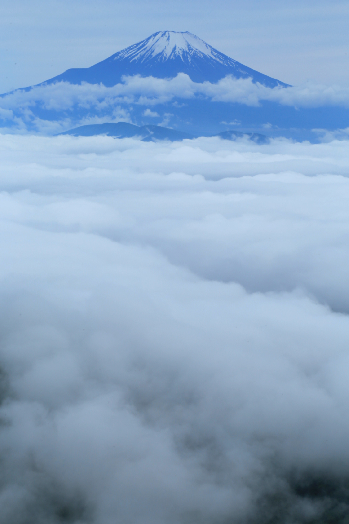 Above the sea of clouds