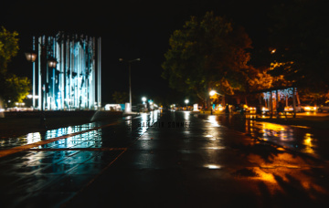 Yağmur sonrası Tekirdağ sahili