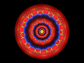 MANDALA IN ROT