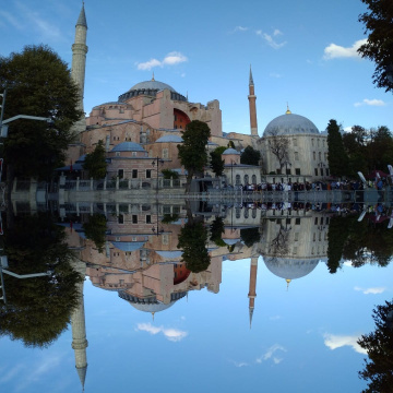 Ayasofya Camii - İstanbul (Ayna Efektli)