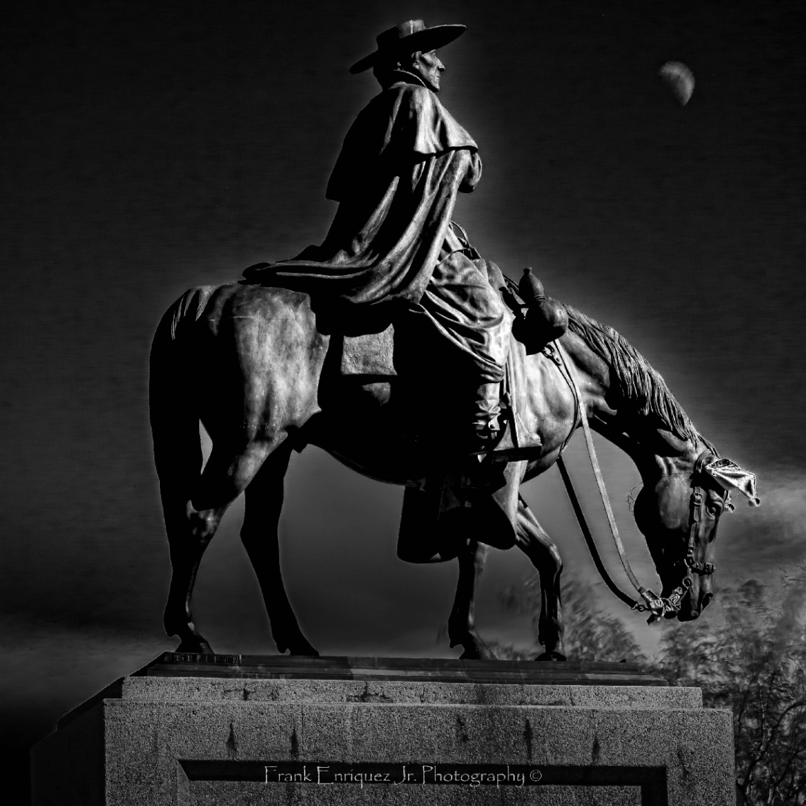 Father Kino Heading For The Moon (In Infrared)