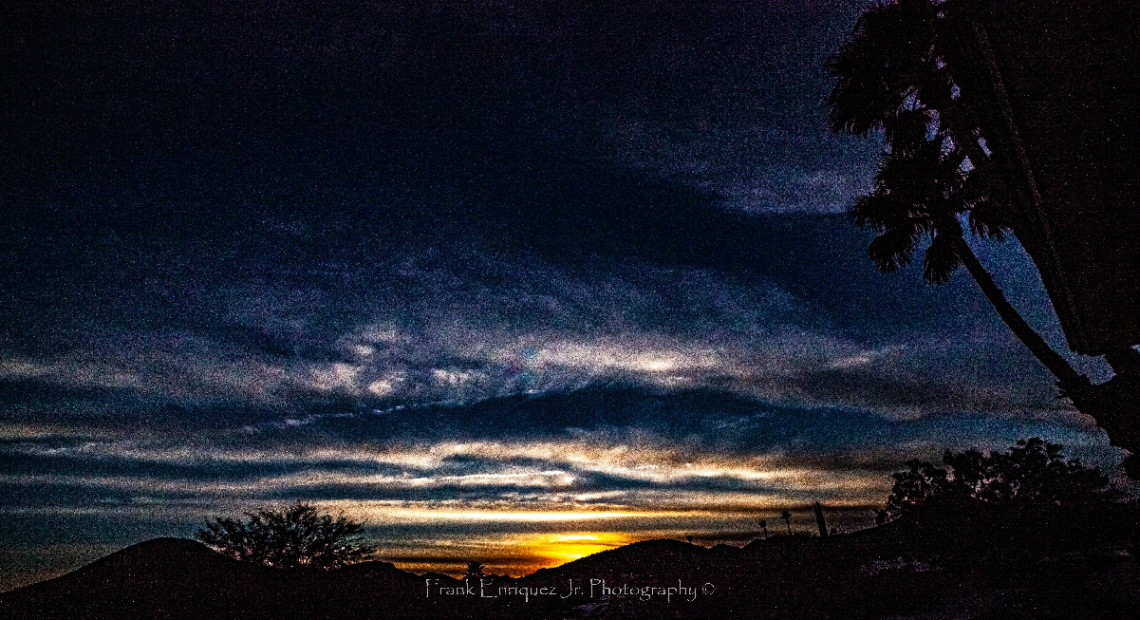 Arizona Winter Sunset From Tucson