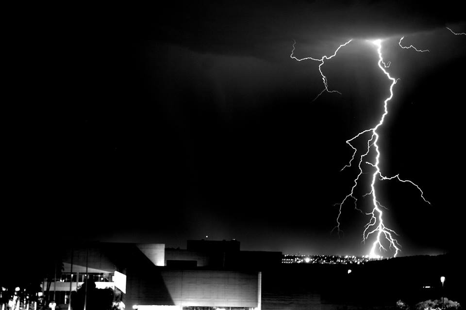 Monsoon storm over Tucson Arizona