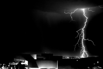 Monsoon storm over Tucson Arizona
