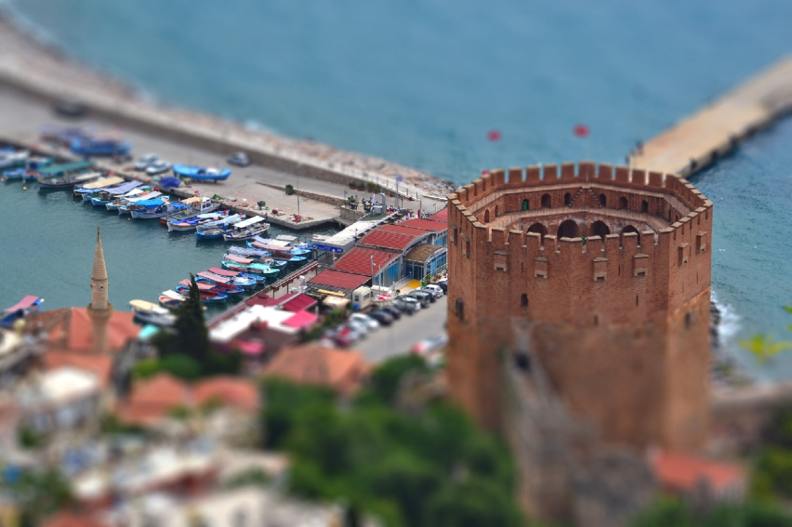 red tower, Alanya