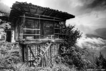 Old Wodden House up in the mountains