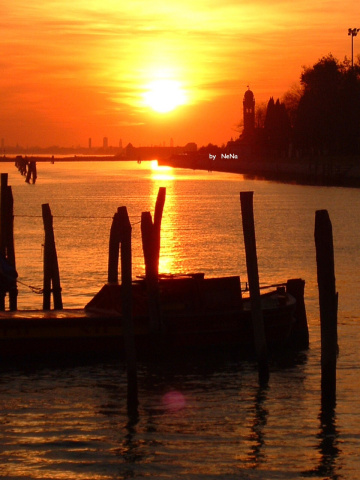 Sunset in Italy