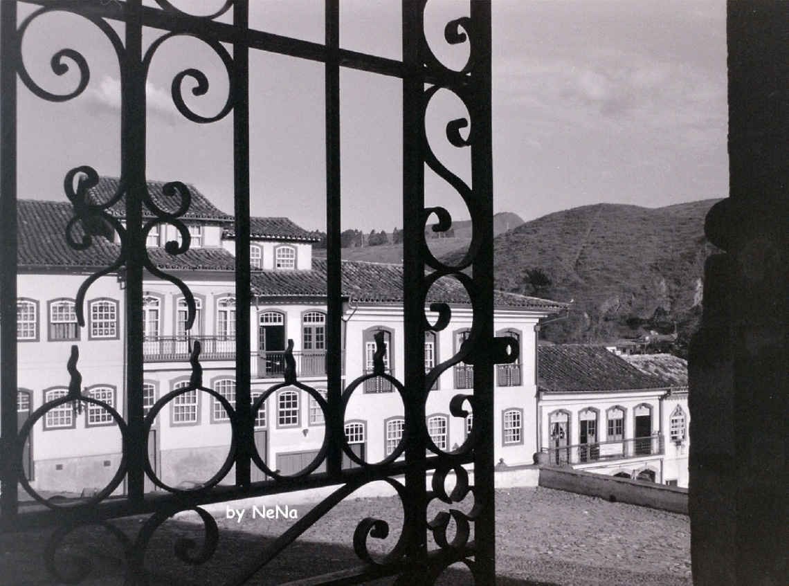 Gate open for Ouro Preto -  Minas Gerais 