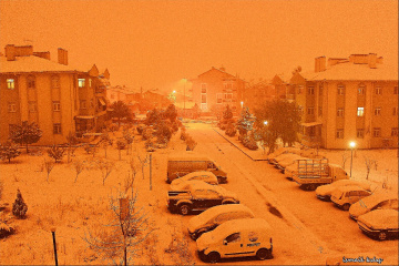 PENCEREMDEN KIŞ MANZARALARI