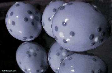 Three Porcelain Eggs