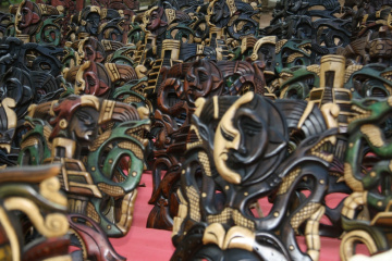 Wood Carvings At Chichen Itza In The Yucatan Peninsula Of Mexico
