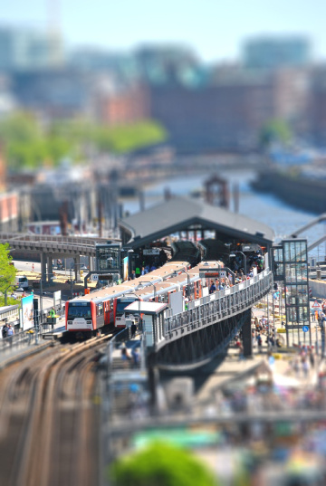 Trainstation in Hamburg
