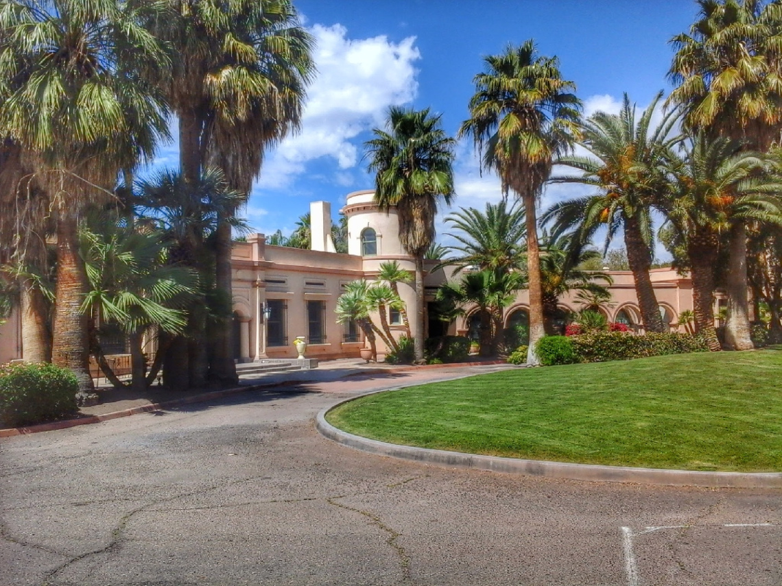 Old mansion in Tucson Arizona. 