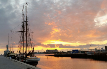 Sunrise At Admiral Hotel - Copenhagen. 
