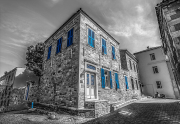 Taş Yapı Rum Mimarisi.FOÇA