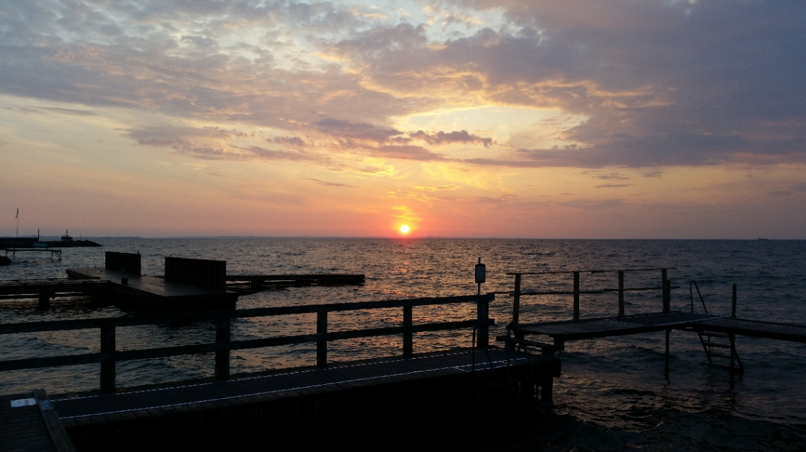 Sunrise At Tårbæk - Copenhagen. 