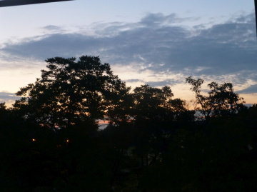 Sonnenaufgang um 5.30 Uhr