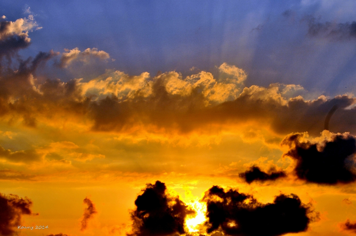 colorful evening