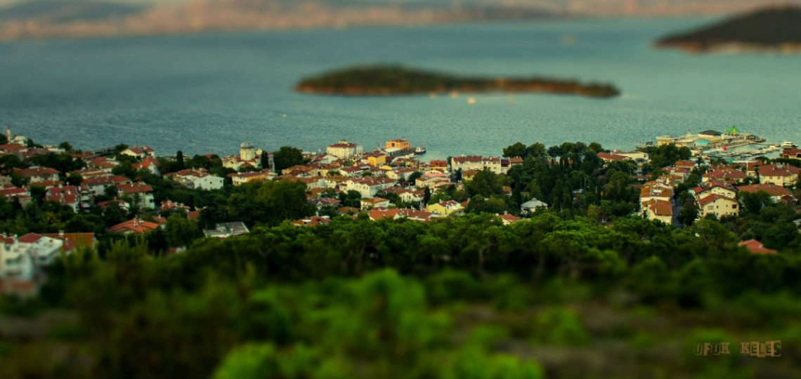 Burgazada/İstanbul (tilt-shift)