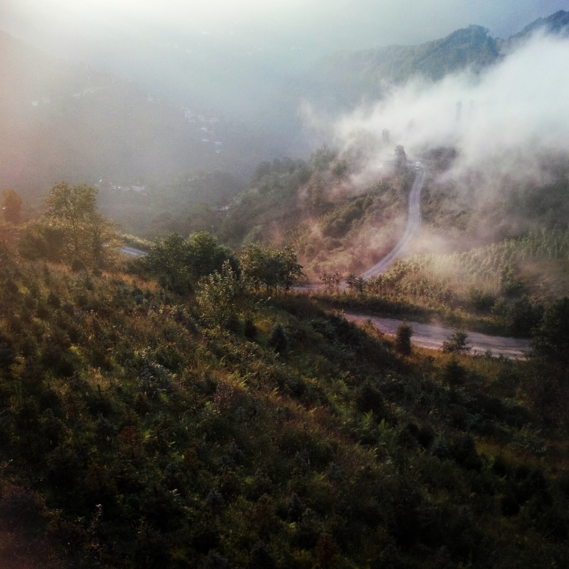 ordu ueşilköyden sis manzarası