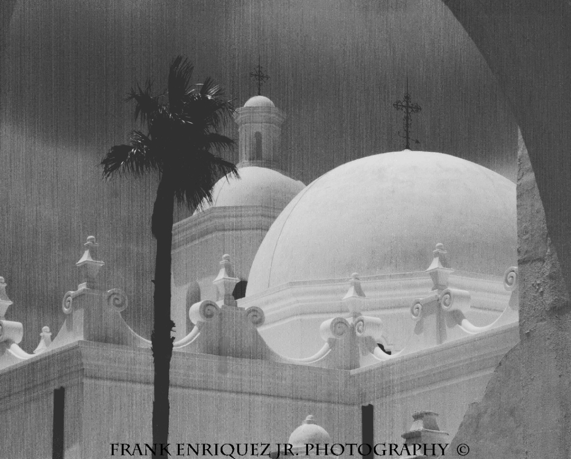 San Xavier del Bac Dome In Tucson AZ