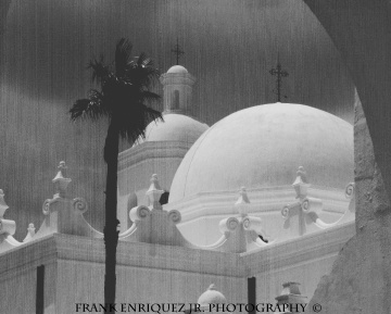 San Xavier del Bac Dome In Tucson AZ