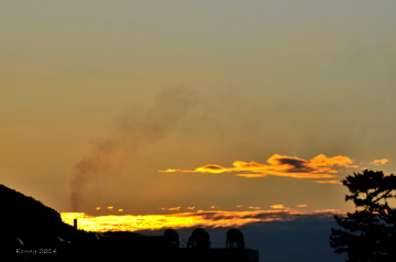 one evening 