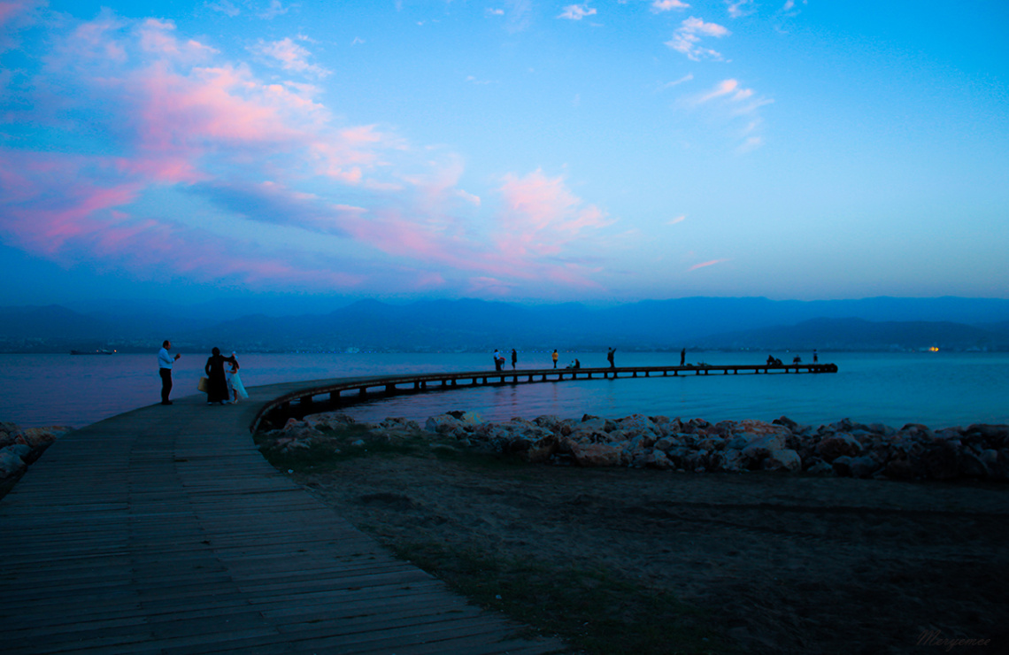 Seka Park, günbatımı