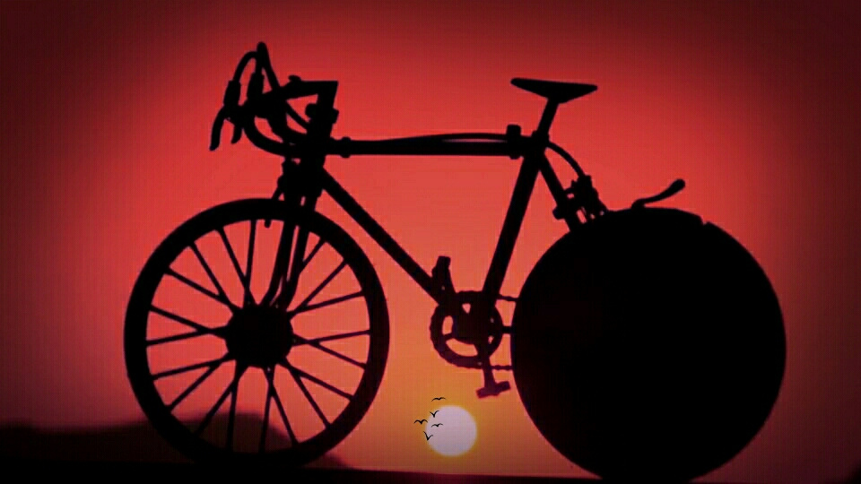 Riding into the sunset III