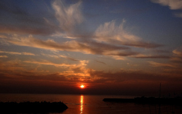 sentosa günbatımı....