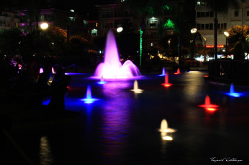 Işıklar Eşliğinde Suyun Dansı