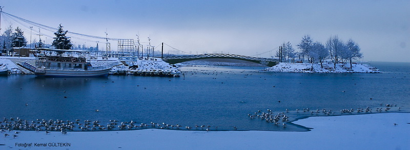 Beyşehir de kış 2