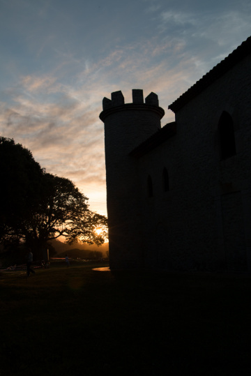 The tower of the Basilica of Llanes