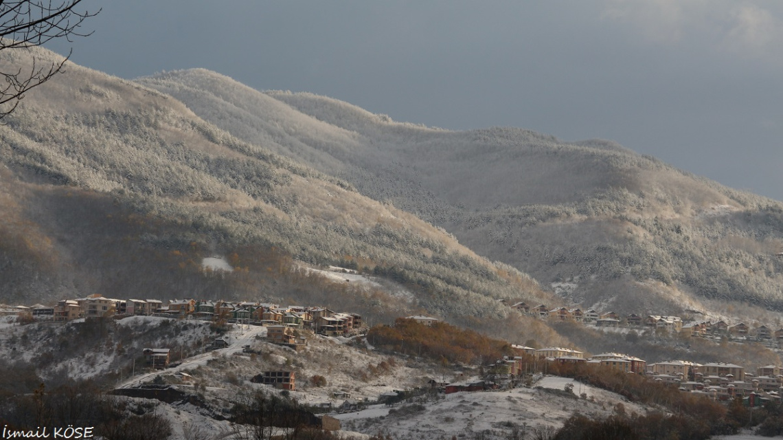 Başiskele/ Bahçecik'den kar manzarası