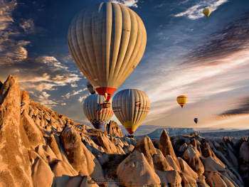 Kapadokya Balon Manzarası