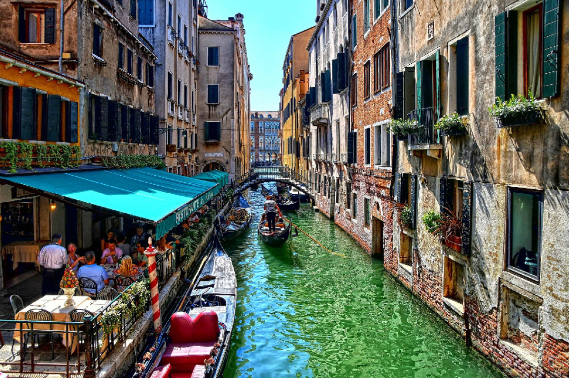 ... cafes, canals, gondolas - the whole atmosphere