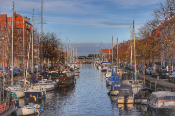 Efterår på Christianshavn - København - Dk. 