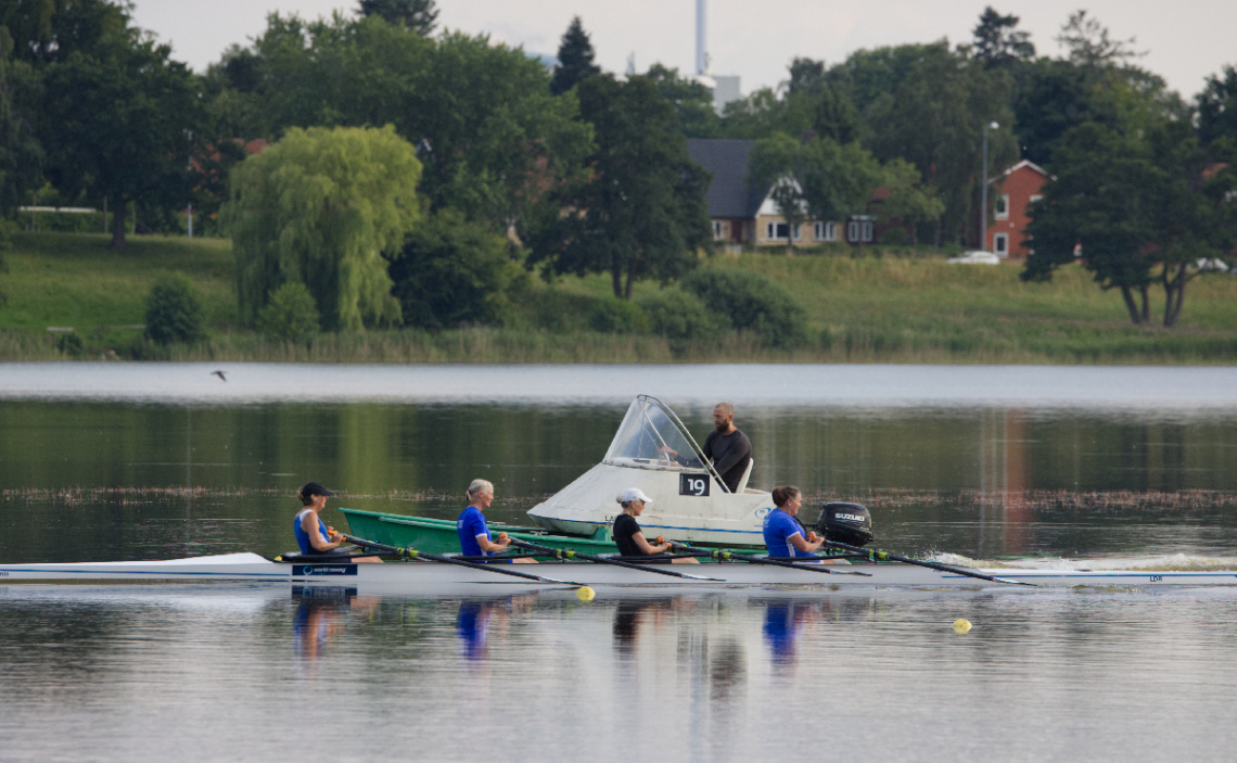 Rowing at Lake Bagsværd - Summer of 2023.