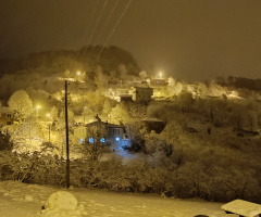 Ordu/Yeşilköy de kış gecesi