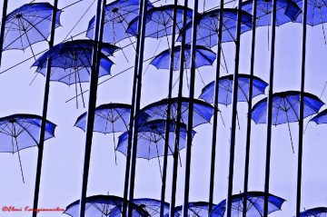 blue umbrella ;-)
