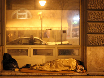 Homeless in Budapest