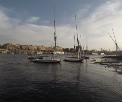 Egypt - Aswan - sailboats