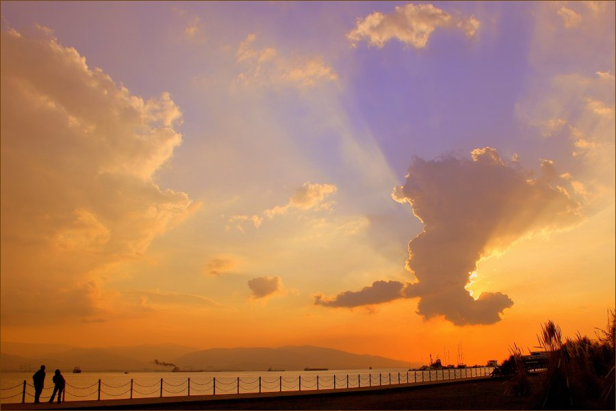 İzmit Marina'da Günbatımı & Bulutlar