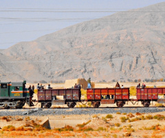 Quetta-Taftan Railway near Mastung.....