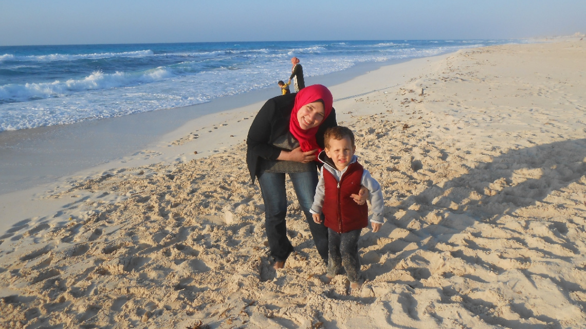 Egypt  - North coast   - Daughter & Grandson