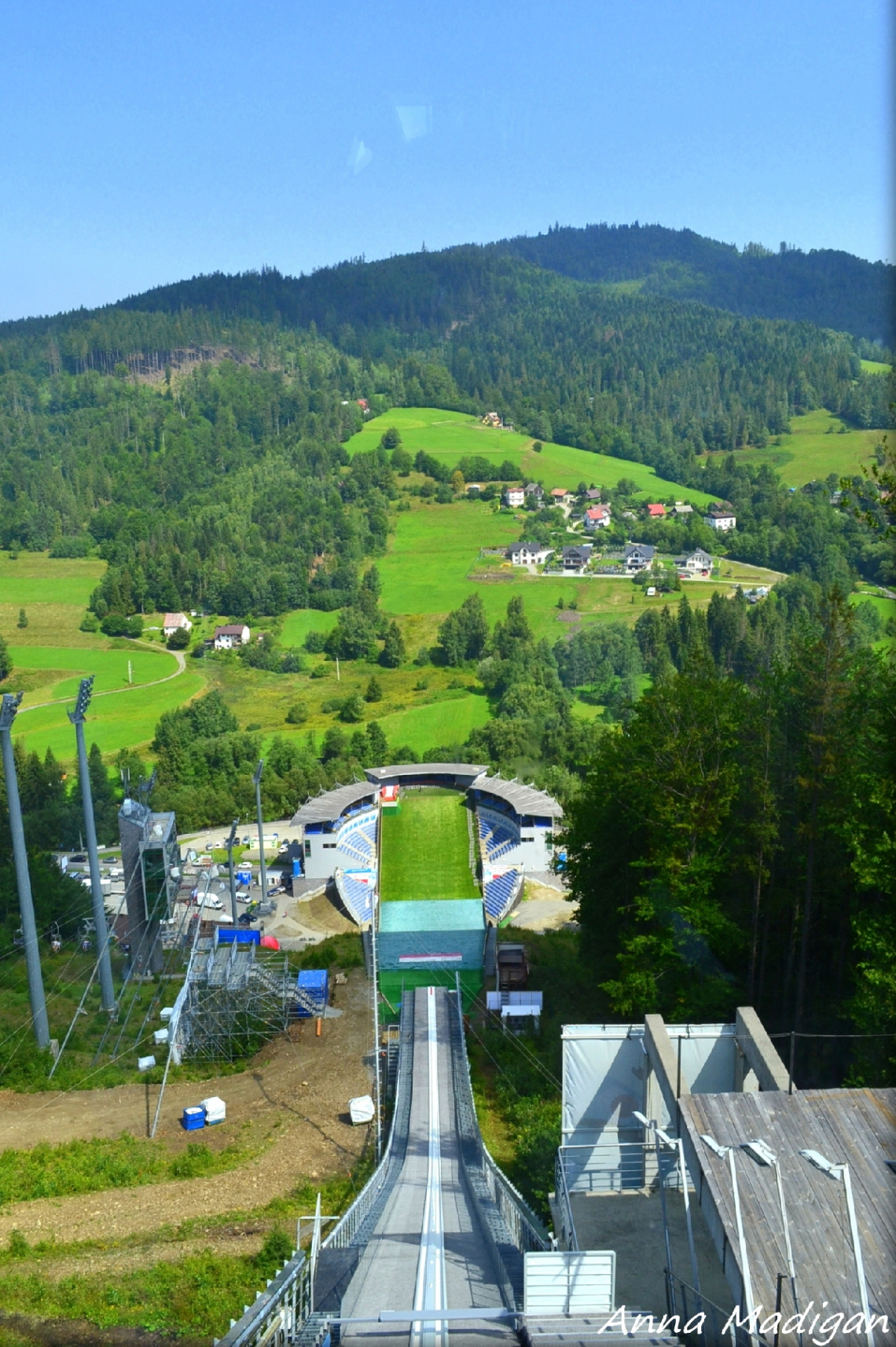 Wisła,Poland ski jumping hill