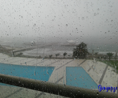 Kıbrıs-Girne - Akdenizde Fırtınalı Gün