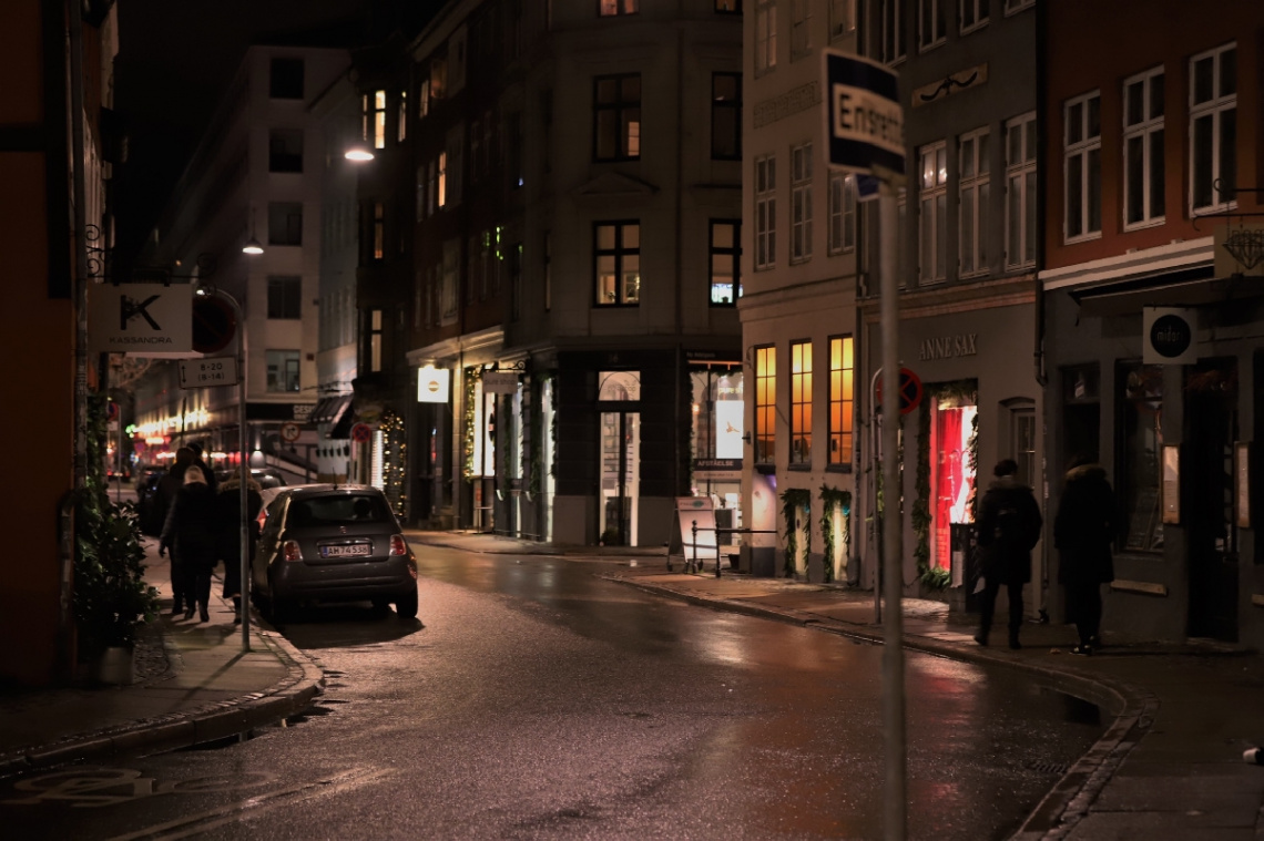 Streets If Copenhagen - By Night 6