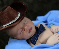Uyuyan Cowboy