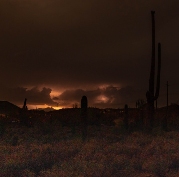Arizona Monsoon Night Storm